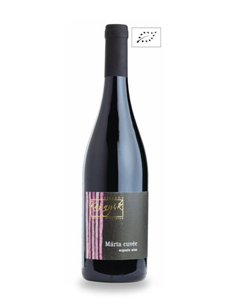 exkluzívne slovenské červené BIO víno Kasnyik Mária cuvée fľaša