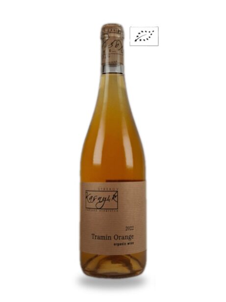 oranžové bio víno Kasnyik Tramín červený Orange 2023 fľaša