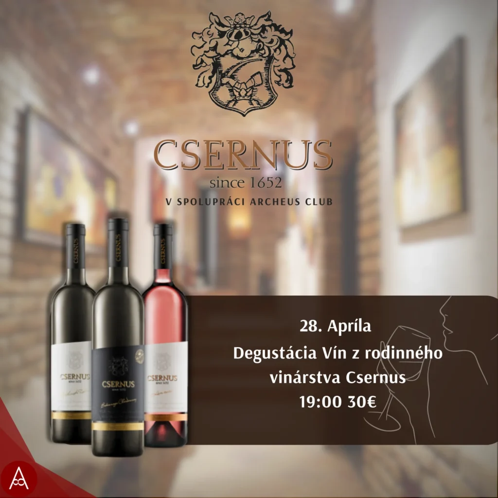 Degustácia vín z rodinného vinárstva Csernus